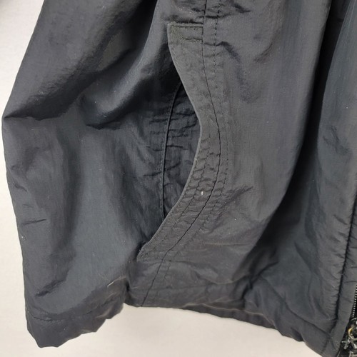 Eddie Bauer Womens Hooded Jacket Medium Black Nylon Fleece Lined Parka Full Zip - Picture 7 of 17