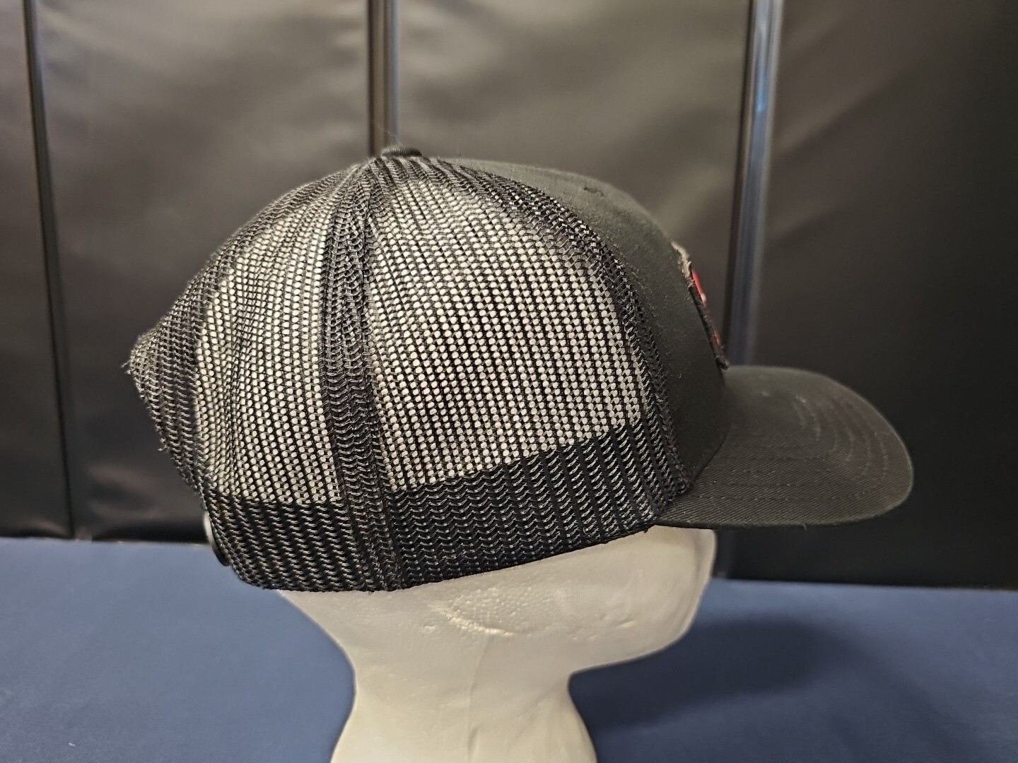 Snap-on Patch OTTO Trucker Hat Snapback Black - image 4