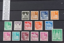Bizone Bauten Spezial-Sammlung mit guten postfrischen Ausgaben