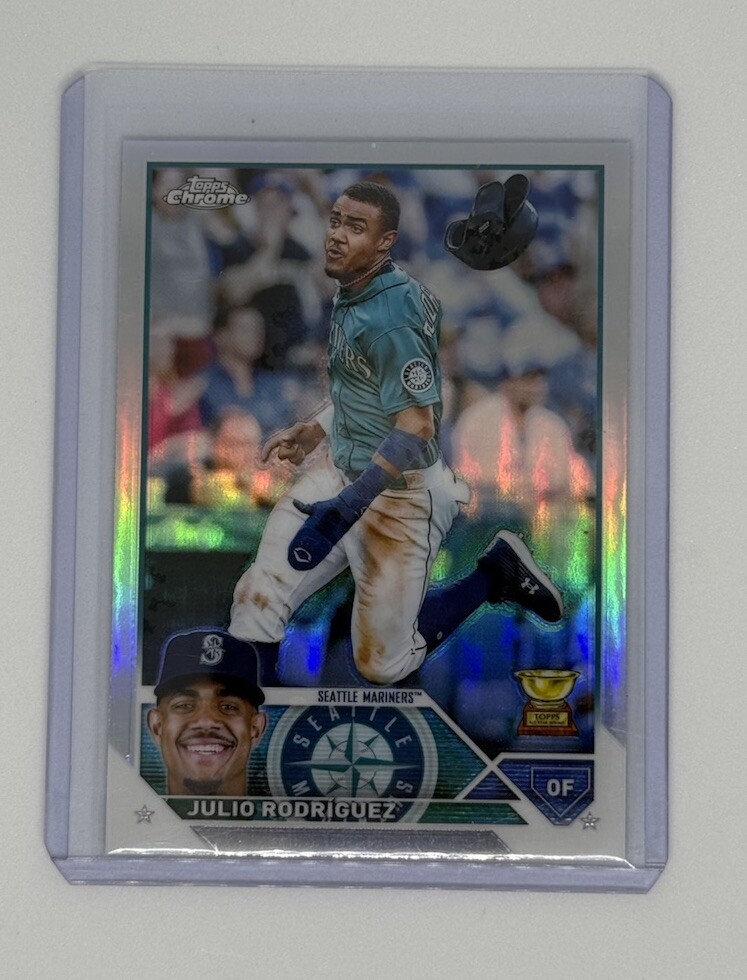 2023 Topps Chrome Julio Rodriguez Refractor #200 Mariners