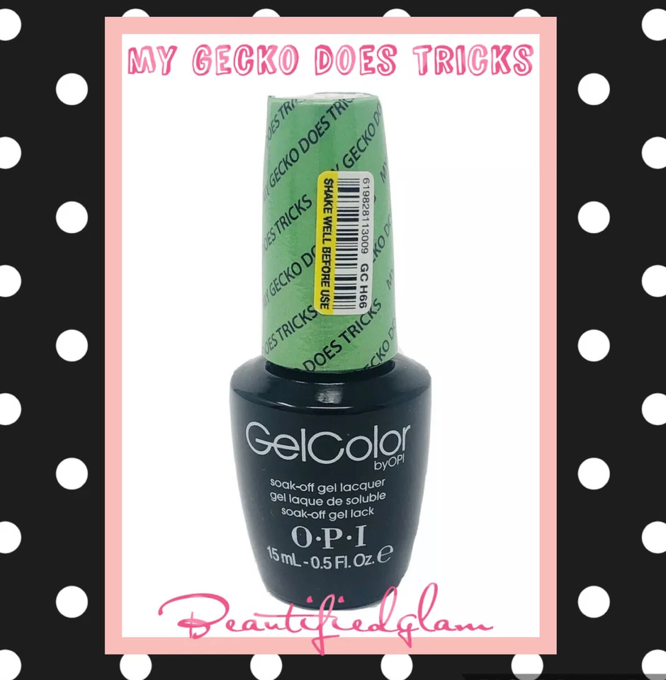 Esmalte de uñas en gel My Gecko Does Tricks by OPI Soak Off (15 ml/0,5 oz.)Nuevo Foto 2 de 4
