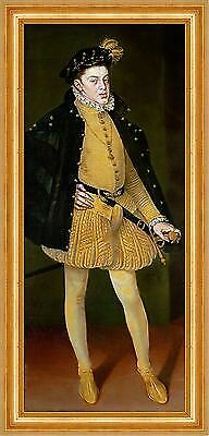 Infant Don Carlos of Spain Alonso Sanchez Coello Spanien Adel B A3 00435 Gerahmt