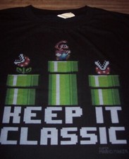 VINTAGE STYLE SUPER MARIO BROS. NES Nintendo T-Shirt Big and Tall 4XL 1980's