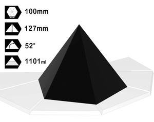 Golden Hexagonal Pyramid 100mm Base Orgone Casting Mold Golden Ratio Ebay