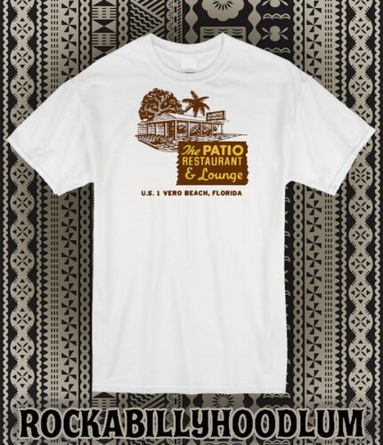 Retro Tiki Art Tee T Shirt Bar Mug Restaurant The Patio Vero Beach FL - Picture 5 of 7