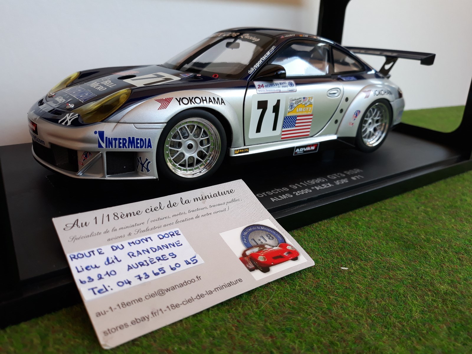 PORSCHE 911 ( 996 ) GT3 RSR 2005 LE MANS au 1/18 AUTOart 80583 voiture miniature