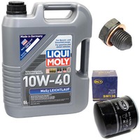 MotoröL Set 10W-40 5 Liter + ÖLfilter SM 136 + Schraube FüR Audi VW Transporter