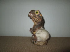 Vintage JOHN P FISCHNER Tyrannosaurus Rex Baby Egg Dinosaur Figurine Marvart