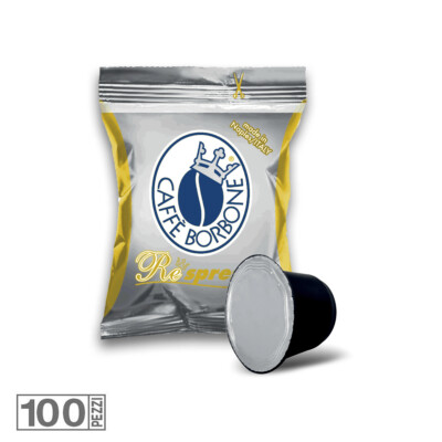 100 Kapseln Pads Caffe' Borbone Blend Gold Respresso Kompatibel Nespresso