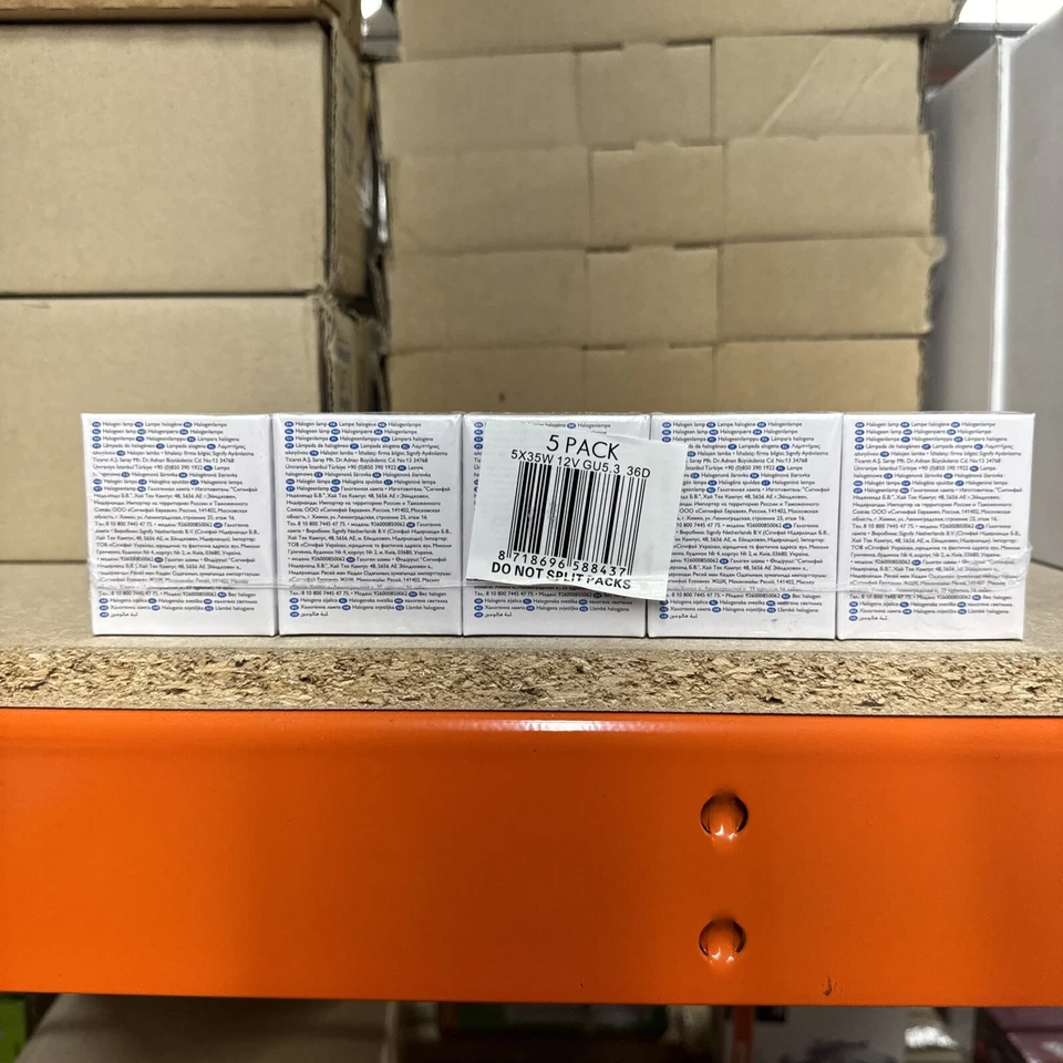 Philips 12V 35W GU5.3 Halogen Bulb 430lm Cool Beam 46 x 51mm - PACK OF 5 - Image 3 of 4