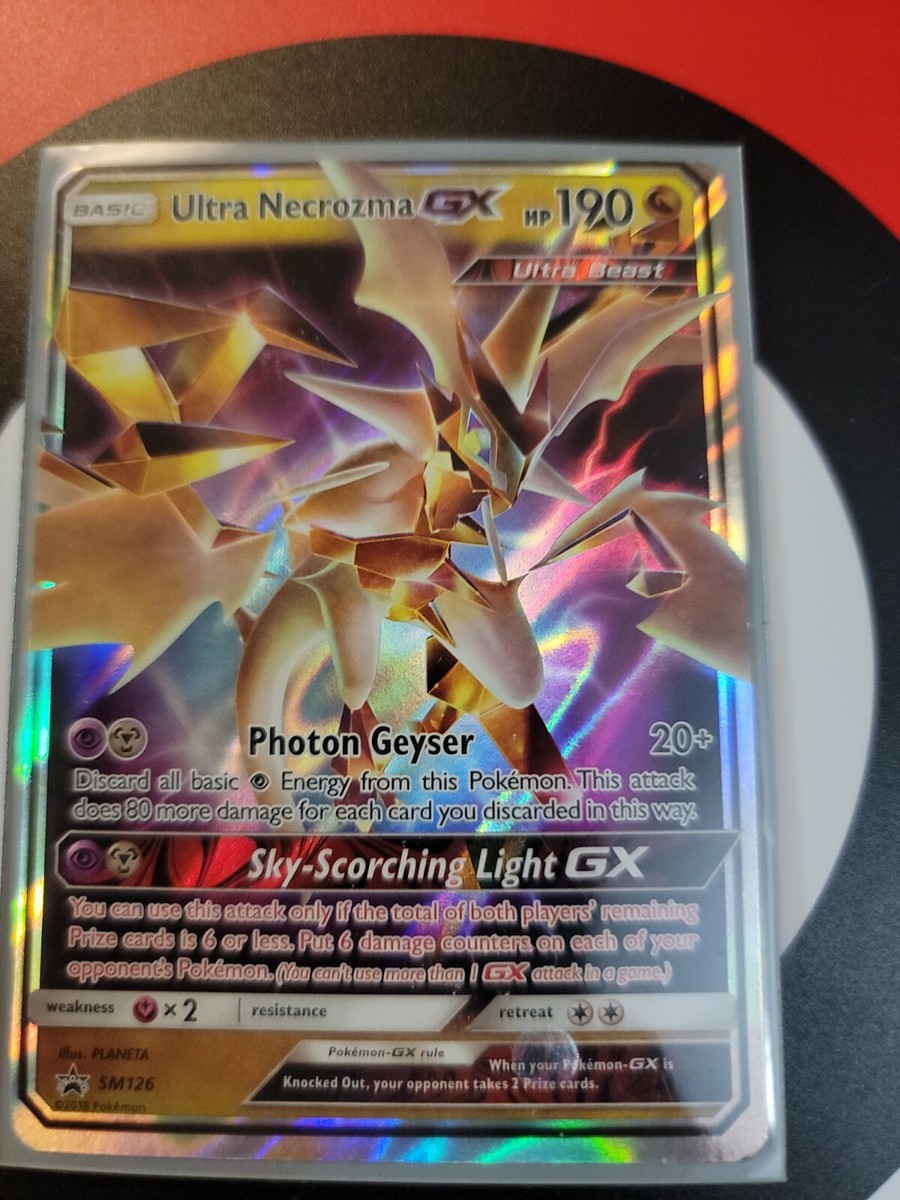 Ultra Necrozma GX SM126 Black Star Promo Pokemon Card NM/Mint | eBay