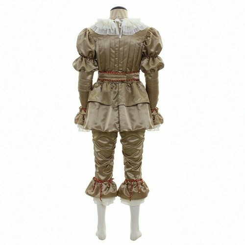 Halloween Cosplay Outfit Stephen King Es Pennywise Kostüm Adult Kids Clown Anzug - Bild 13 von 19