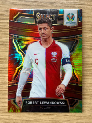 Robert Lewandowski Terrace SP Tie-Dye Prizm /25 2020 Select UEFA Euro Poland 23