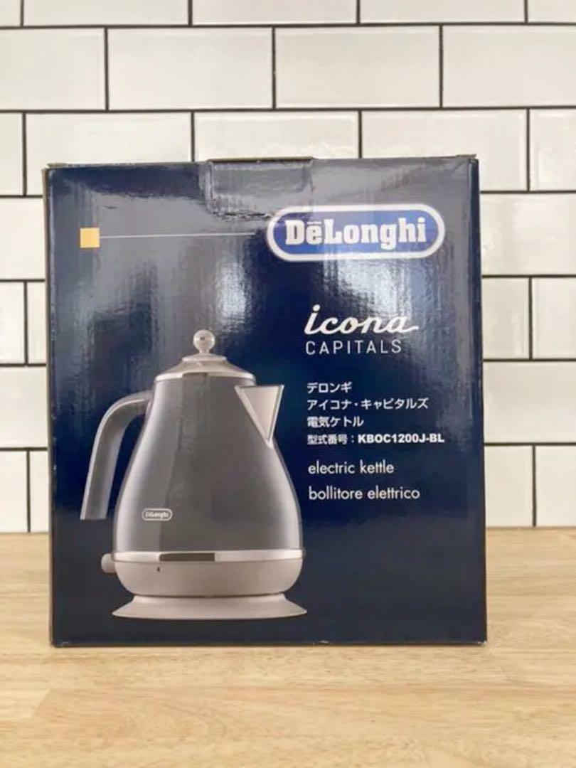 Jug Kettle Delonghi Icona Capitals London Blue Kettle Delonghi