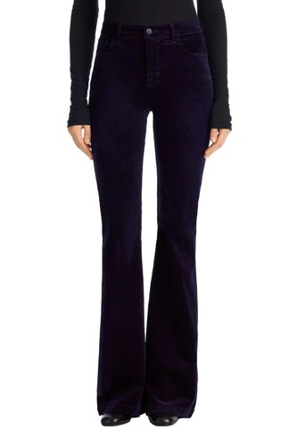 NWT J BRAND Maria Flare High-Rise Velv 