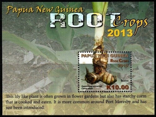 2013 Papua New Guinea - K10 Root Crops Miniature Sheet - MNH