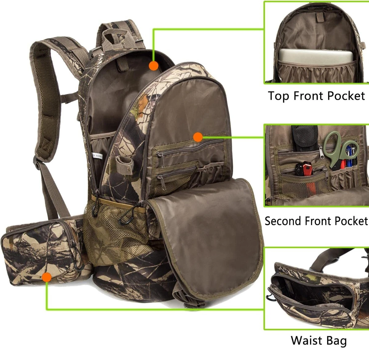 TYRONAL Hunting Backpack Outdoor Gear Hunting Pack with Bow and