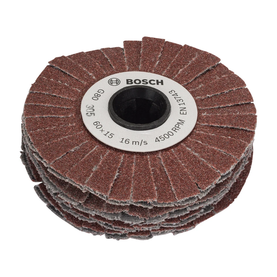 Bosch Flexible Sanding Roll 15mm 80 Grit for Bosch PRR 250 Roller Sander
