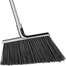 Indoor/Outdoor Broom for Floor Cleaning with 58 inch Long Handle, Angle Broom...