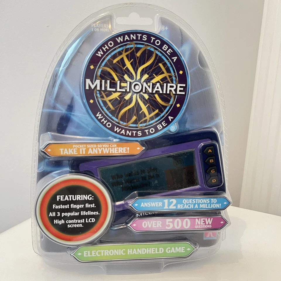 Who Wants To Be A Millionaire Electronic Handheld Game 2008 New Old Stock NIP - Image 2 of 4