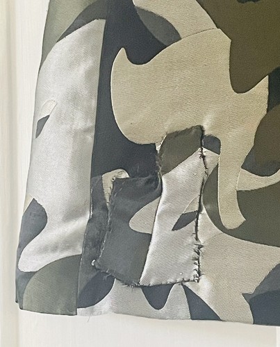 Whistles Women’s Green Grey Black Camouflage Zipped Knee-Length Skirt UK 6 EU 34 - Picture 10 of 12