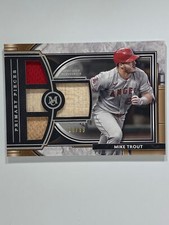 2021 Topps Museum Collection Primary Pieces Quad Relic Mike Trout Angels 16/99