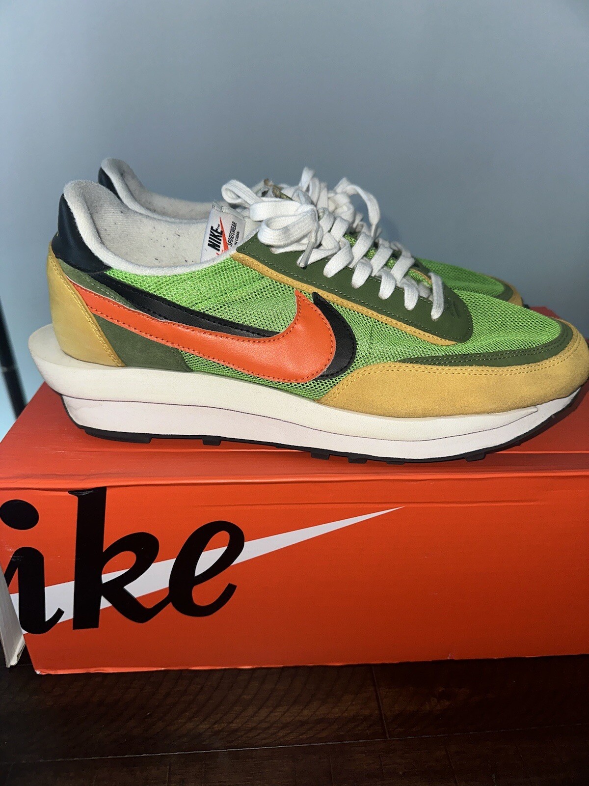 SACAI X NIKE Taglia 13 Nike sacai x LDWaffle verde gusto