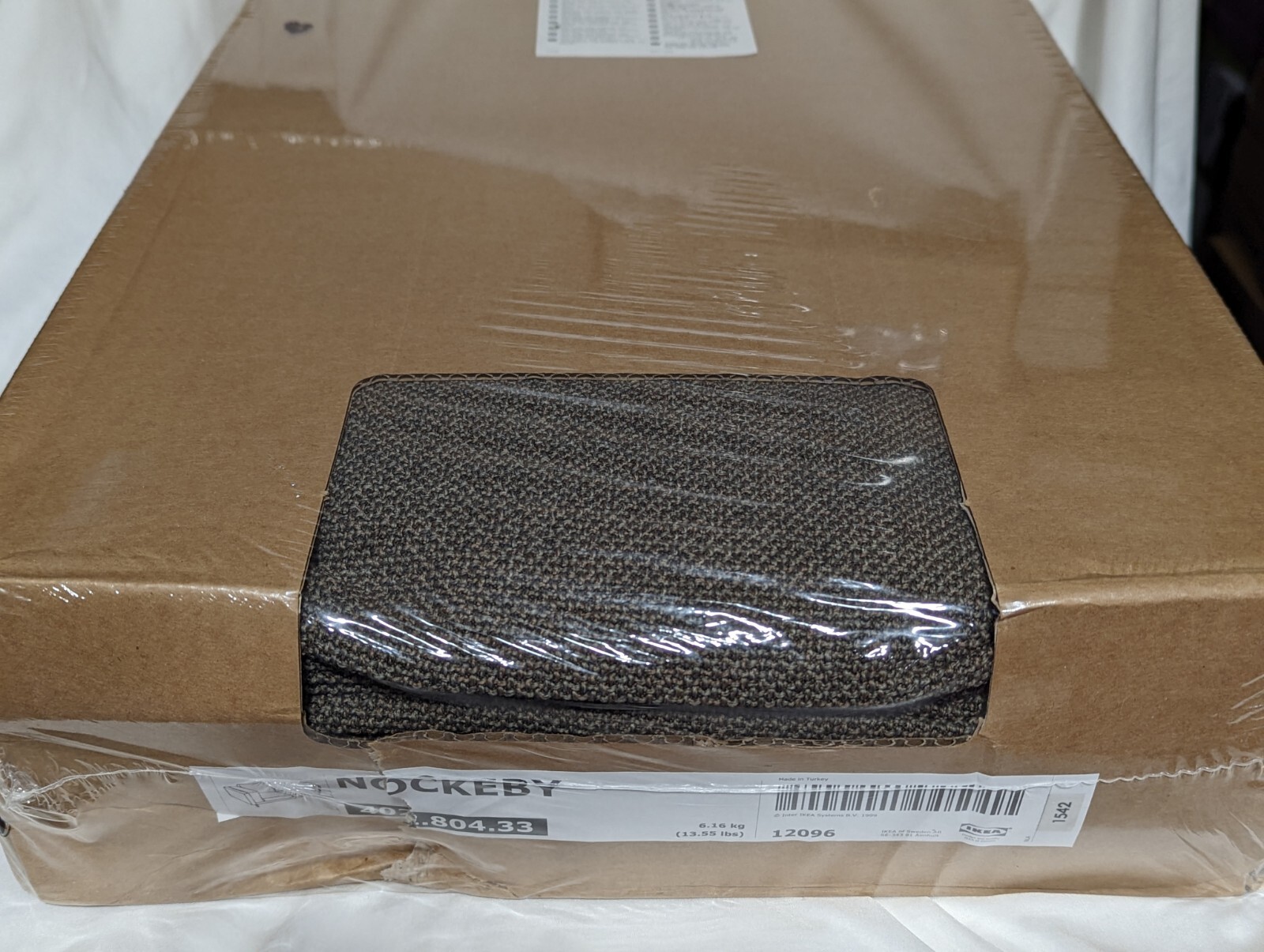 Ikea NOCKEBY Loveseat (2 Seat Sofa 80") Cover Slipcover TENO BROWN New