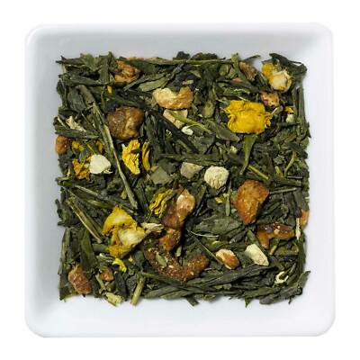Grüner Tee Omas Ingwer | Apfel Ingwer Quitte | Grünteet | 500g (35,60 EUR/kg)