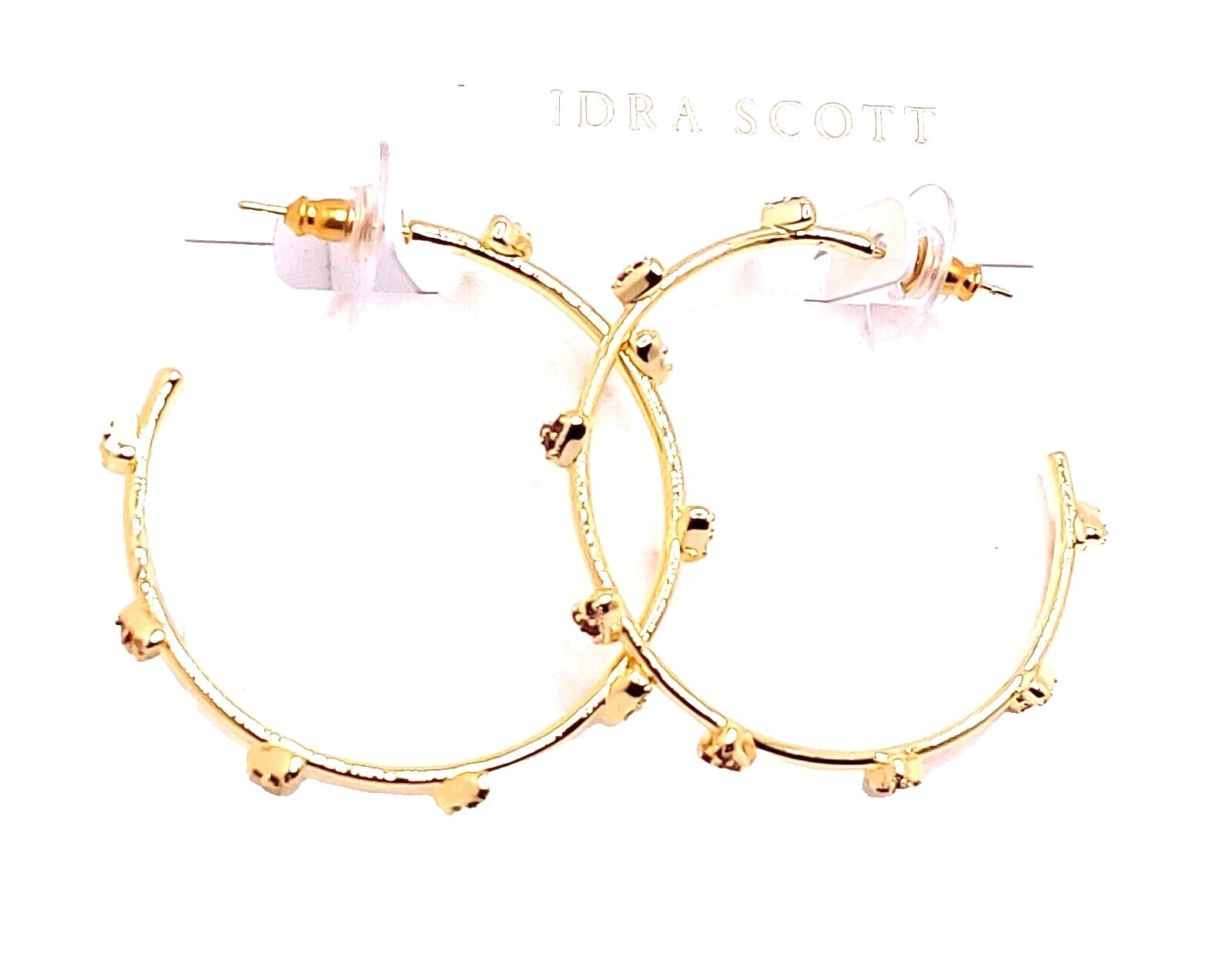 Kendra Scott Crystal Hoop модные серьги