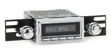 RetroRadio for 1950-65 Porsche 356 with Chrome Bezel BT, SXM, USB, AM/FM LC-M4-1