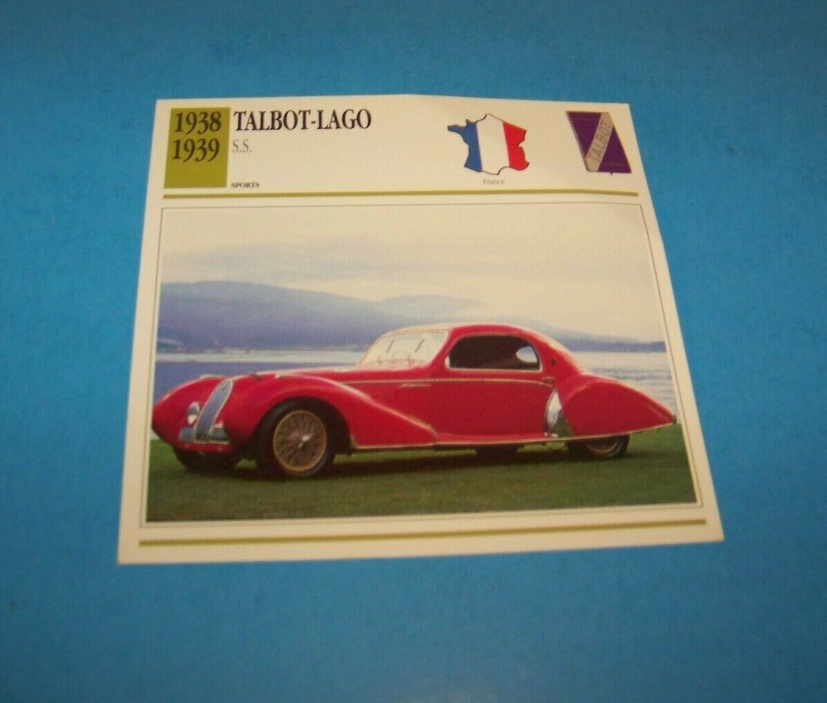 Talbot T 150 SS #5 – 24H Du Mans 1938 – GCAM Kit Monté 1/43 – Edition Limitée 26/30