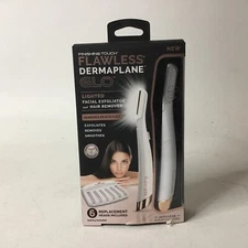 JML Flawless Dermaplane GLO Lighted Facial Exfoliator & Hair Remover New 