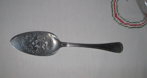 Gemeinschaft versilberter Tortenheber 1776-1976 Zweihundertjähriger Adler versilbert - Bild 2 von 5