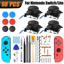 68Pcs Replacement 3D Analog Joystick Repair Tool Kit for Nintendo Switch Joy-Con