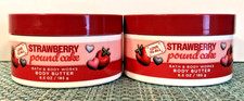 STRAWBERRY POUND CAKE BODY BUTTER 24-HR INSTENSE MOISTURIZER BATH BODY WORKS X2