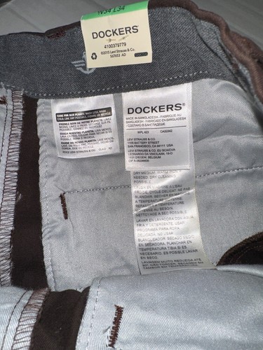 Dockers Smart Flex Work Day Khakis 34x34 BRAUN - Bild 7 von 9