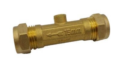 15mm Doppelrückschlagventil Rückschlagventil Altech DZR Messing