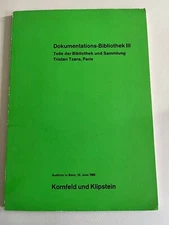 SURREALISM DADA ~ Dokumentations-Bibliothek III. auction catalog 1968 Kornfeld