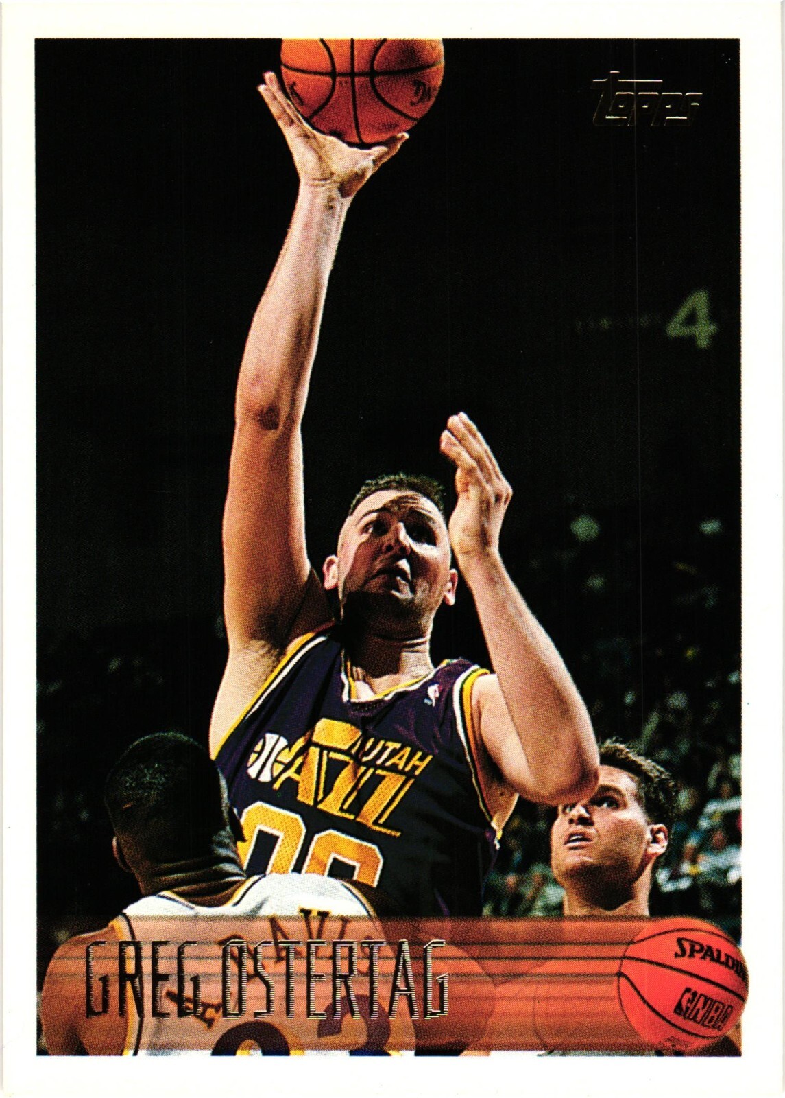 1996-97 Topps #58 Greg Ostertag Utah Jazz Basketball Card