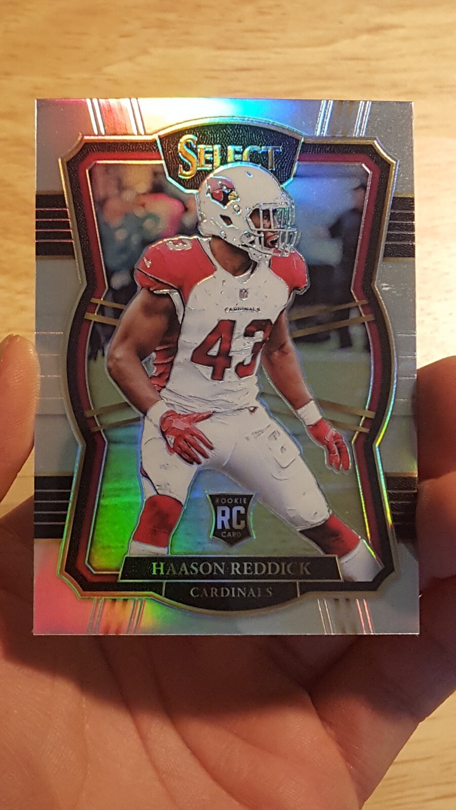 2017 Panini Select Haason Reddick Premier Level Silver RC!