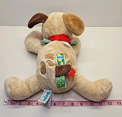 Taggies Signature Mary Meyer Buddy Puppy Dog 2007 Sensory Toy Tan Brown 12" - Picture 14 of 14
