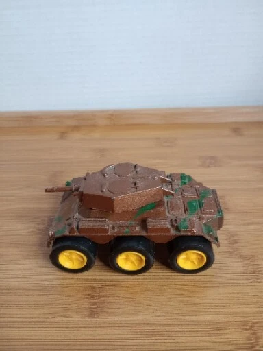 Vintage 1970's TootsieToy 5" Metal Mark 2 Armored Car Military British Army  - Image 2 of 4