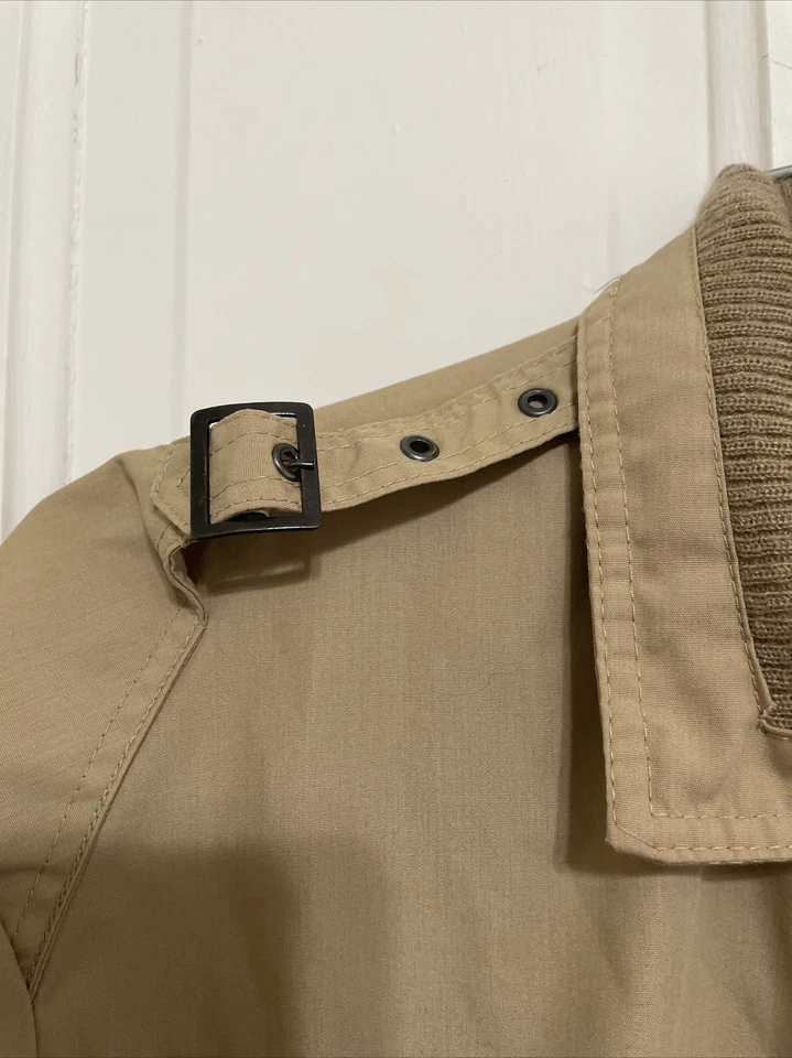 Abrigo de bombardero vintage SIGALLO retro para hombre con cremallera para miembros color tostado claro-años 70-80 talla L Foto 3 de 4