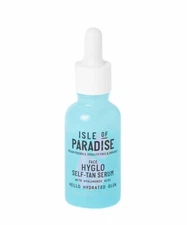 Isle of Paradise Face Hyglo Self Tan Tanning Serum Hyaluronic Acid 1.01 oz  READ