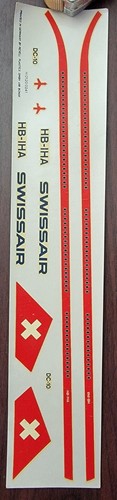 1/144 - REVELL DECAL - SWISSAIR AIRLINES - DOUGLAS DC-10-30 - H-0120 0241