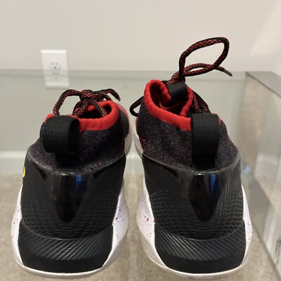 Under Armour UA Heat Seeker Mens Red Black Sneakers Shoes Sz  display picture 2