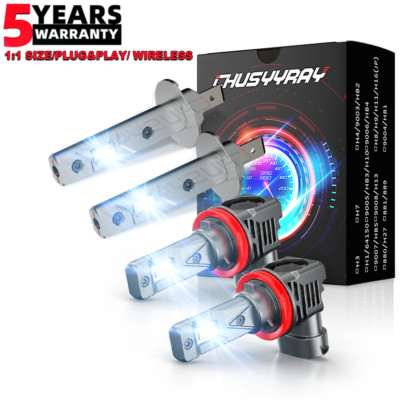 For Kia Forte LX Sedan 4-Door 1.8L 2014-2016 Front LED Headlight High Low Bulbs