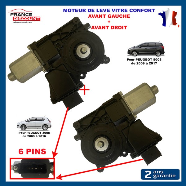 Fensterhebermotor Mit Komfortfunktion FüR 3008 5008 - 9221FF 9222FF-image