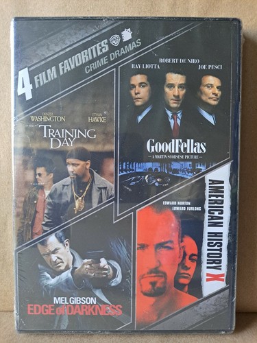 Crime Dramas: 4 Film Favorites Training Day, Good Fellas, American History X New